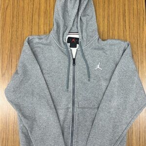 Jordan Gray Lightweight Shirt Jacket with Hood